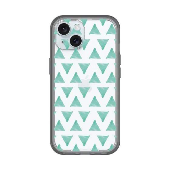 Slim Protection Premium Case［ Original - Favorite Color Triangle - Green ］