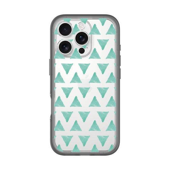 Slim Protection Premium Case［ Original - Favorite Color Triangle - Green ］
