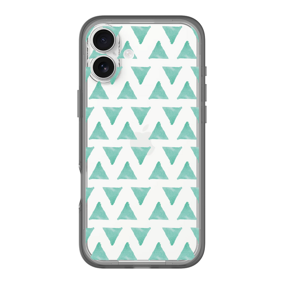 Slim Protection Premium Case［ Original - Favorite Color Triangle - Green ］