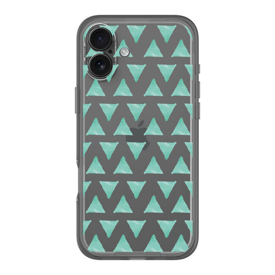 Slim Protection Premium Case［ Original - Favorite Color Triangle - Green ］