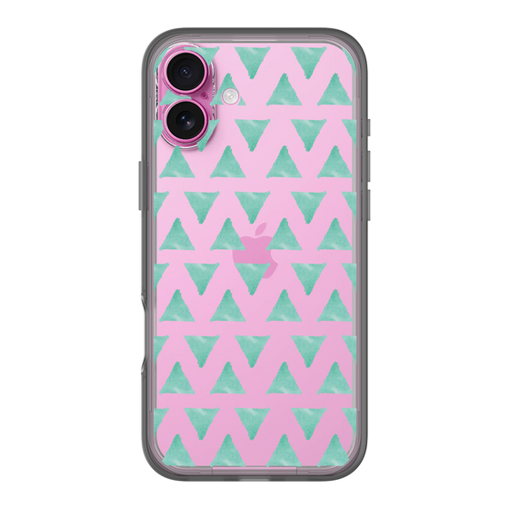 Slim Protection Premium Case［ Original - Favorite Color Triangle - Green ］