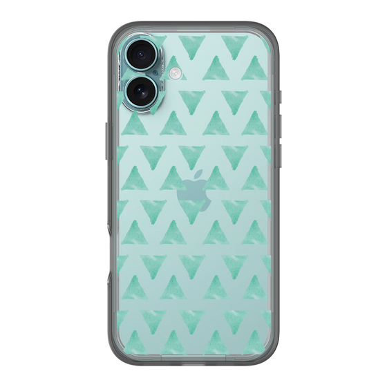 Slim Protection Premium Case［ Original - Favorite Color Triangle - Green ］