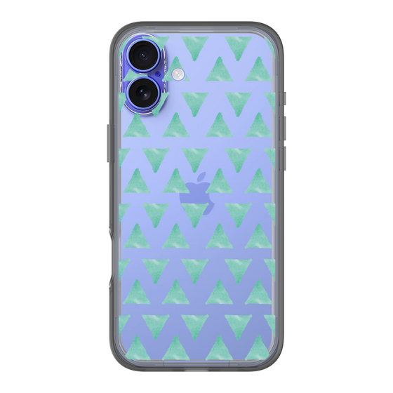 Slim Protection Premium Case［ Original - Favorite Color Triangle - Green ］