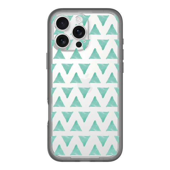 Slim Protection Premium Case［ Original - Favorite Color Triangle - Green ］