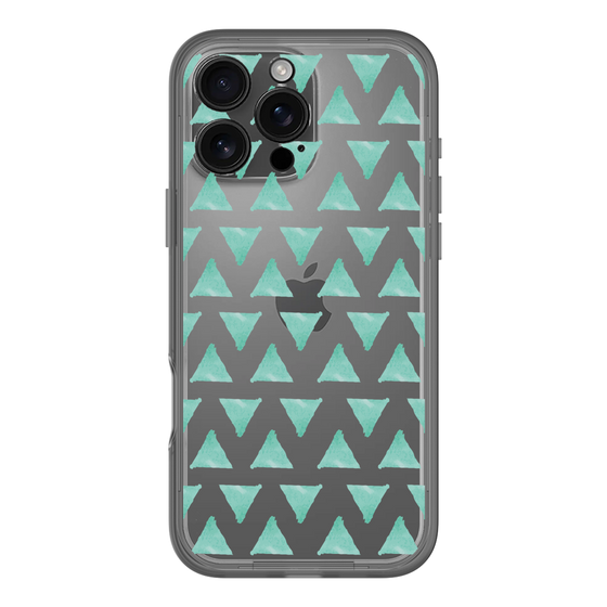 Slim Protection Premium Case［ Original - Favorite Color Triangle - Green ］