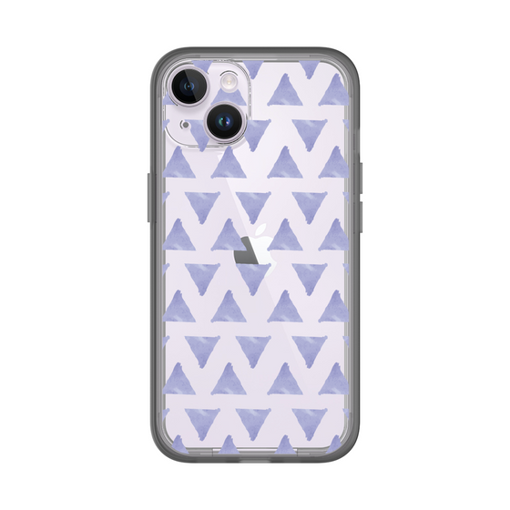 Slim Protection Premium Case［ Original - Favorite Color Triangle - Purple ］