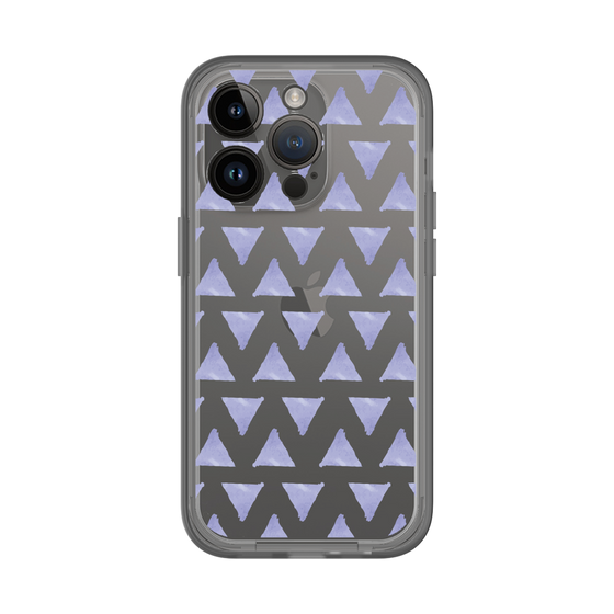 Slim Protection Premium Case［ Original - Favorite Color Triangle - Purple ］