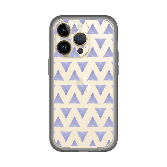Slim Protection Premium Case［ Original - Favorite Color Triangle - Purple ］