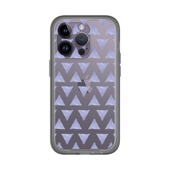 Slim Protection Premium Case［ Original - Favorite Color Triangle - Purple ］