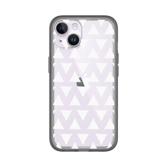 Slim Protection Premium Case［ Original - Favorite Color Triangle - White ］
