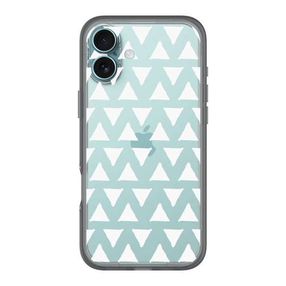 Slim Protection Premium Case［ Original - Favorite Color Triangle - White ］
