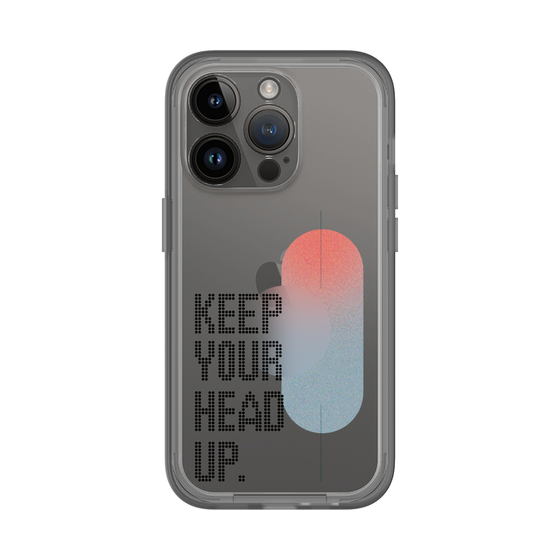 Slim Protection Premium Case［ オリジナル - ドットオーバーレイ - KEEP YOUR HEAD UP/A ］