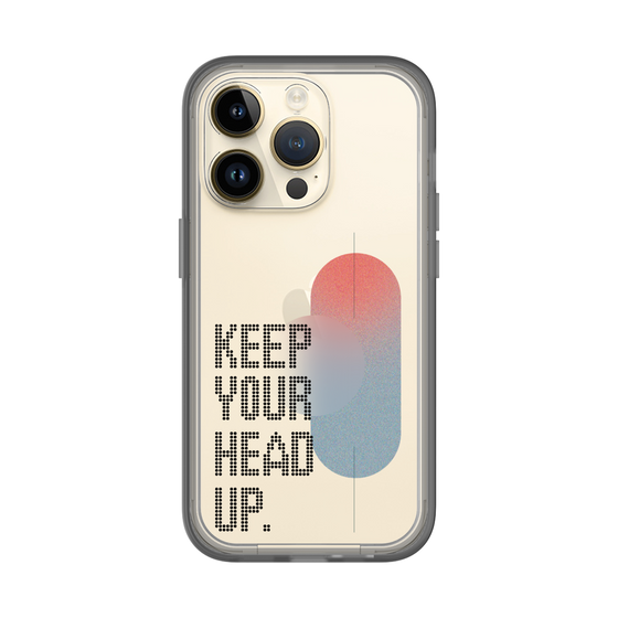 Slim Protection Premium Case［ オリジナル - ドットオーバーレイ - KEEP YOUR HEAD UP/A ］