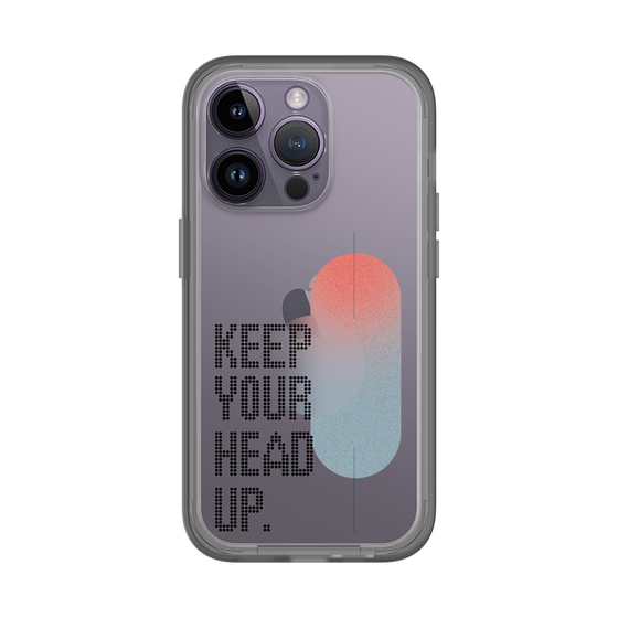 Slim Protection Premium Case［ オリジナル - ドットオーバーレイ - KEEP YOUR HEAD UP/A ］