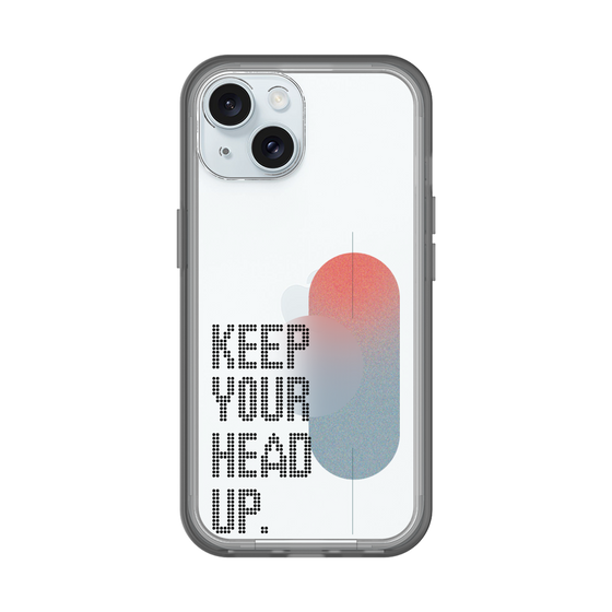 Slim Protection Premium Case［ オリジナル - ドットオーバーレイ - KEEP YOUR HEAD UP/A ］