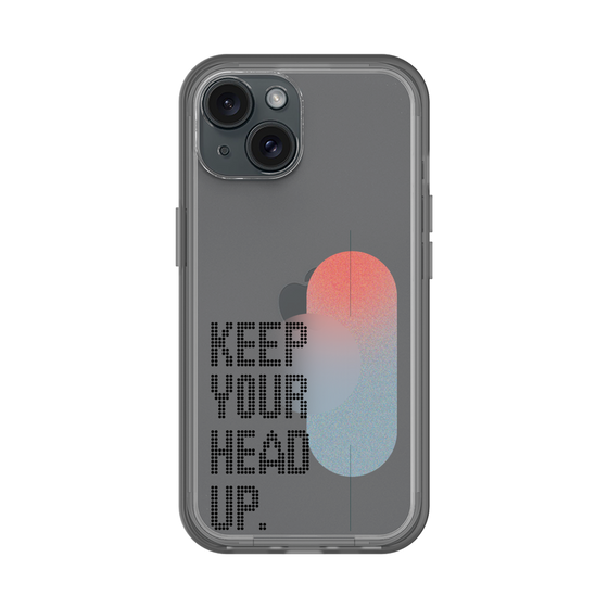 Slim Protection Premium Case［ オリジナル - ドットオーバーレイ - KEEP YOUR HEAD UP/A ］