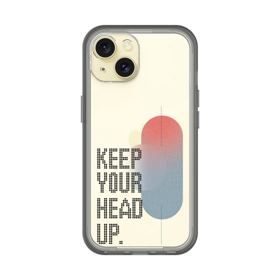 Slim Protection Premium Case［ オリジナル - ドットオーバーレイ - KEEP YOUR HEAD UP/A ］