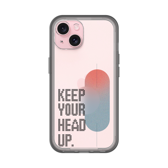 Slim Protection Premium Case［ オリジナル - ドットオーバーレイ - KEEP YOUR HEAD UP/A ］