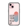 Slim Protection Premium Case［ オリジナル - ドットオーバーレイ - KEEP YOUR HEAD UP/A ］