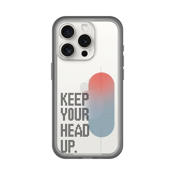 Slim Protection Premium Case［ オリジナル - ドットオーバーレイ - KEEP YOUR HEAD UP/A ］