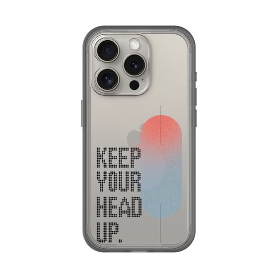 Slim Protection Premium Case［ オリジナル - ドットオーバーレイ - KEEP YOUR HEAD UP/A ］