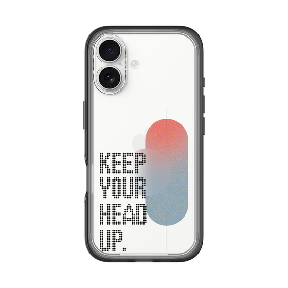 Slim Protection Premium Case［ オリジナル - ドットオーバーレイ - KEEP YOUR HEAD UP/A ］