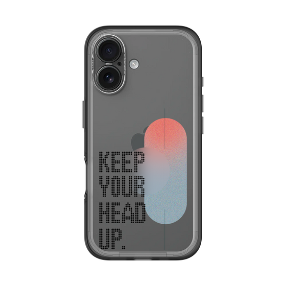Slim Protection Premium Case［ オリジナル - ドットオーバーレイ - KEEP YOUR HEAD UP/A ］