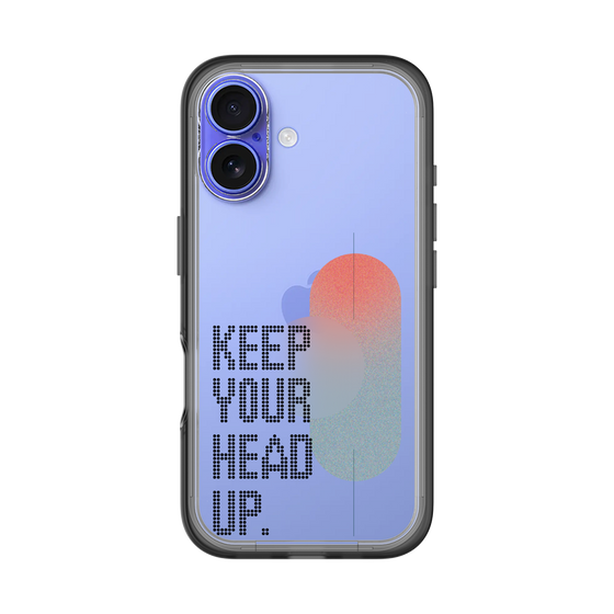 Slim Protection Premium Case［ オリジナル - ドットオーバーレイ - KEEP YOUR HEAD UP/A ］