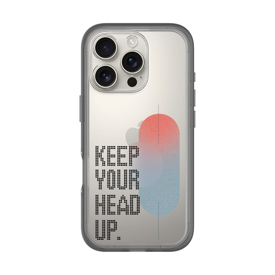 Slim Protection Premium Case［ オリジナル - ドットオーバーレイ - KEEP YOUR HEAD UP/A ］
