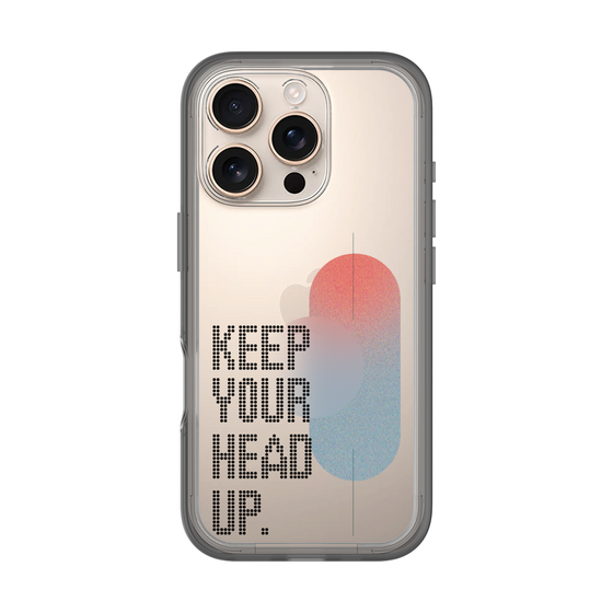 Slim Protection Premium Case［ オリジナル - ドットオーバーレイ - KEEP YOUR HEAD UP/A ］