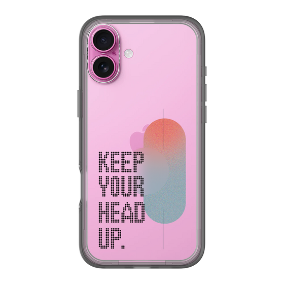 Slim Protection Premium Case［ オリジナル - ドットオーバーレイ - KEEP YOUR HEAD UP/A ］