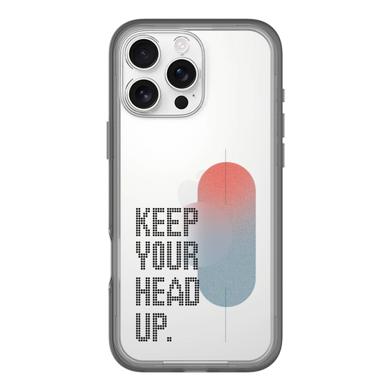 Slim Protection Premium Case［ オリジナル - ドットオーバーレイ - KEEP YOUR HEAD UP/A ］