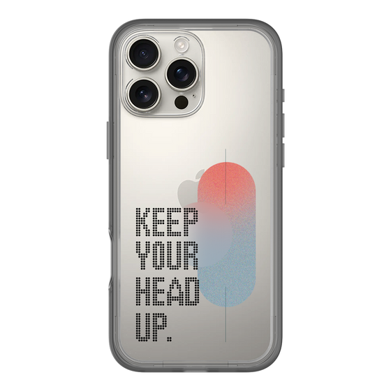 Slim Protection Premium Case［ オリジナル - ドットオーバーレイ - KEEP YOUR HEAD UP/A ］