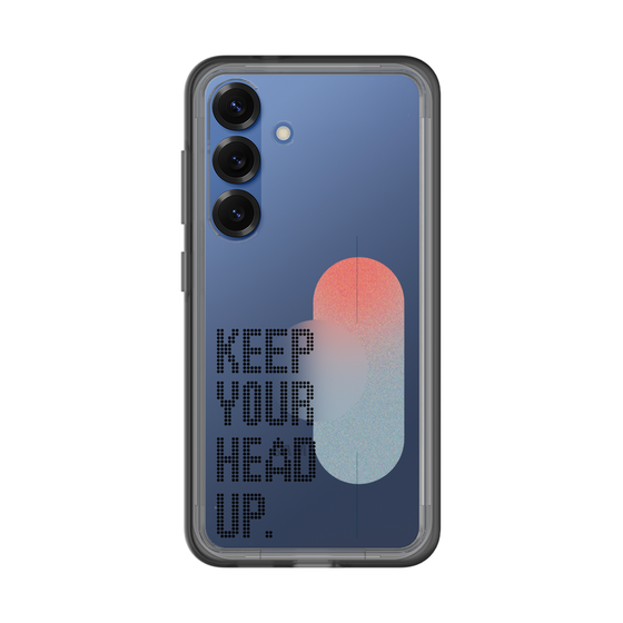 Slim Protection Premium Case［ Original - Dot Overlay - KEEP YOUR HEAD UP/A ］