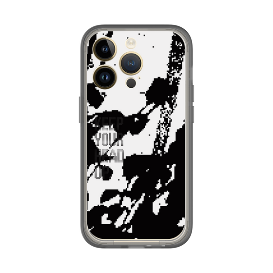 Slim Protection Premium Case［ オリジナル - ドットオーバーレイ - KEEP YOUR HEAD UP/C ］