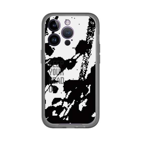Slim Protection Premium Case［ オリジナル - ドットオーバーレイ - KEEP YOUR HEAD UP/C ］