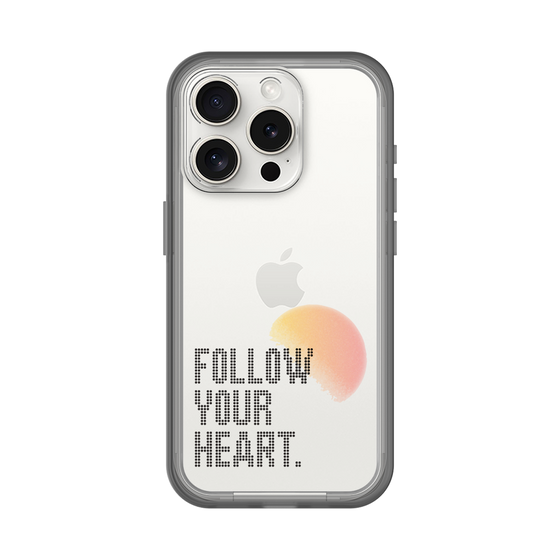 Slim Protection Premium Case［ オリジナル - ドットオーバーレイ - FOLLOW YOUR HEART/A ］