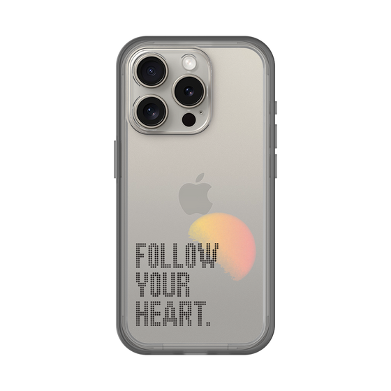 Slim Protection Premium Case［ オリジナル - ドットオーバーレイ - FOLLOW YOUR HEART/A ］
