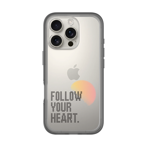 Slim Protection Premium Case［ オリジナル - ドットオーバーレイ - FOLLOW YOUR HEART/A ］