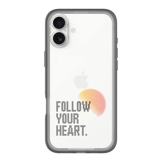 Slim Protection Premium Case［ オリジナル - ドットオーバーレイ - FOLLOW YOUR HEART/A ］