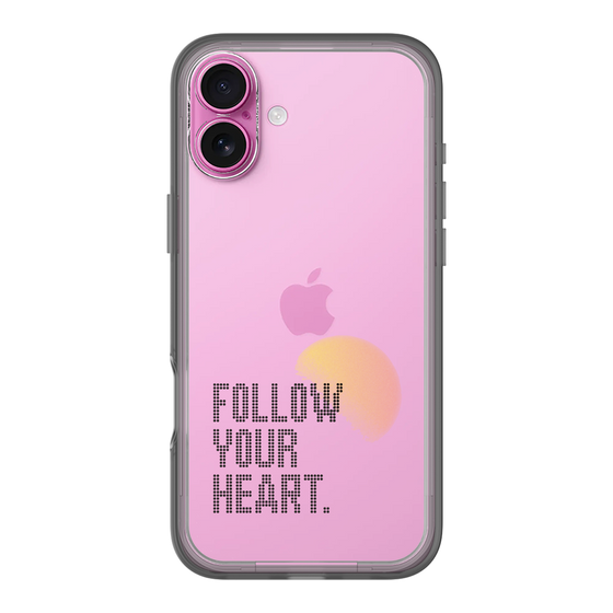 Slim Protection Premium Case［ オリジナル - ドットオーバーレイ - FOLLOW YOUR HEART/A ］
