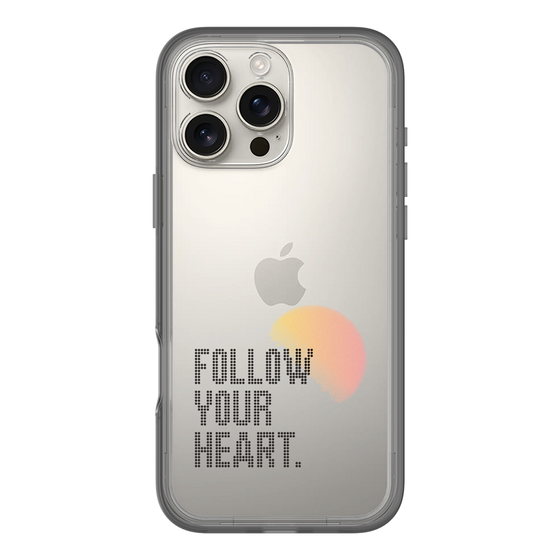Slim Protection Premium Case［ オリジナル - ドットオーバーレイ - FOLLOW YOUR HEART/A ］