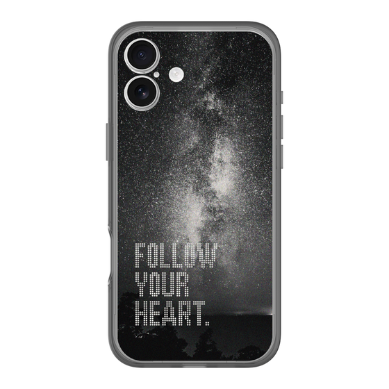 Slim Protection Premium Case［ オリジナル - ドットオーバーレイ - FOLLOW YOUR HEART/C ］