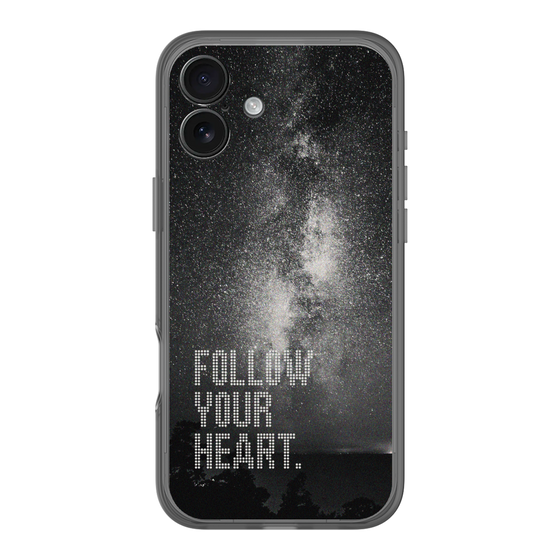 Slim Protection Premium Case［ オリジナル - ドットオーバーレイ - FOLLOW YOUR HEART/C ］