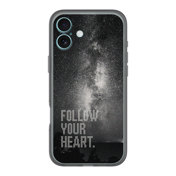 Slim Protection Premium Case［ オリジナル - ドットオーバーレイ - FOLLOW YOUR HEART/C ］