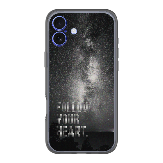 Slim Protection Premium Case［ オリジナル - ドットオーバーレイ - FOLLOW YOUR HEART/C ］
