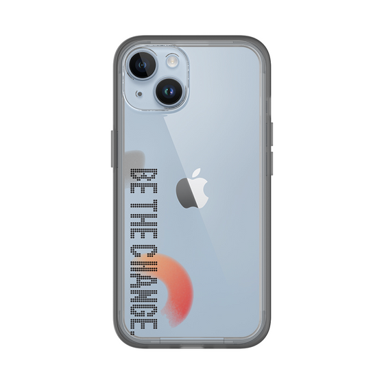 Slim Protection Premium Case［ オリジナル - ドットオーバーレイ - BE THE CHANGE/A ］
