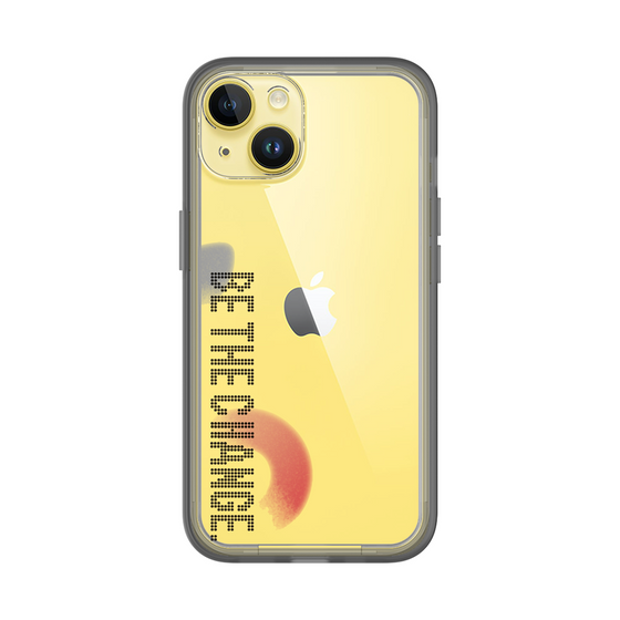 Slim Protection Premium Case［ オリジナル - ドットオーバーレイ - BE THE CHANGE/A ］