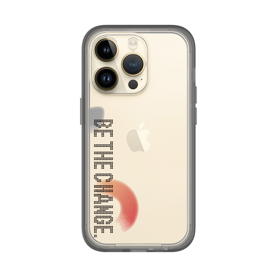 Slim Protection Premium Case［ オリジナル - ドットオーバーレイ - BE THE CHANGE/A ］