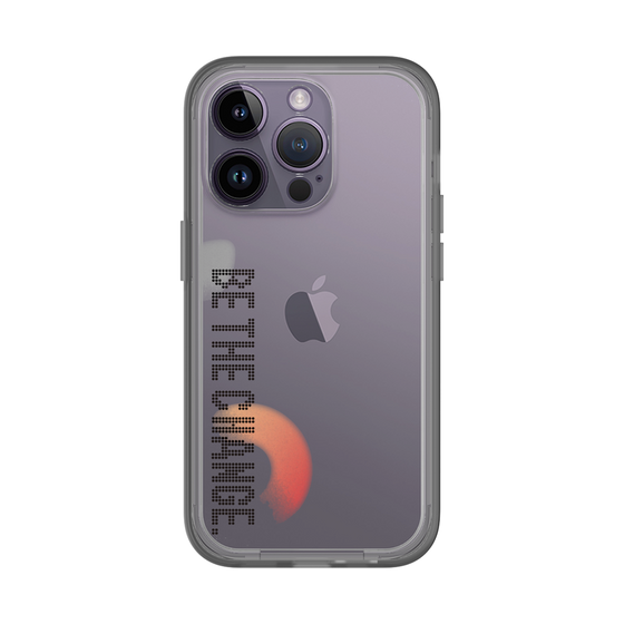 Slim Protection Premium Case［ オリジナル - ドットオーバーレイ - BE THE CHANGE/A ］